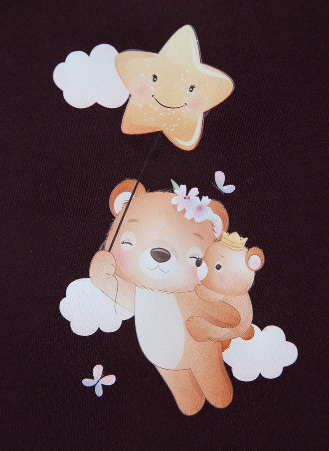 Bontots Infant Girls Organic Cotton T-Shirt with Graphic Print - Image 5